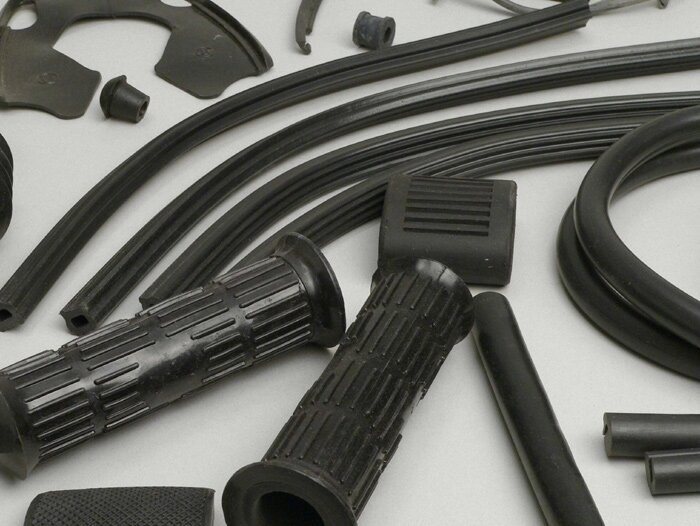 Rubber kit -LAMBRETTA- Lambretta DL, GP - black