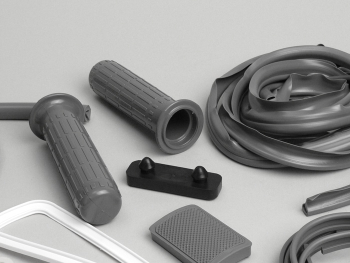 Rubber kit -LAMBRETTA- Lambretta LI (series 1-2), TV (series 1-2) - grey