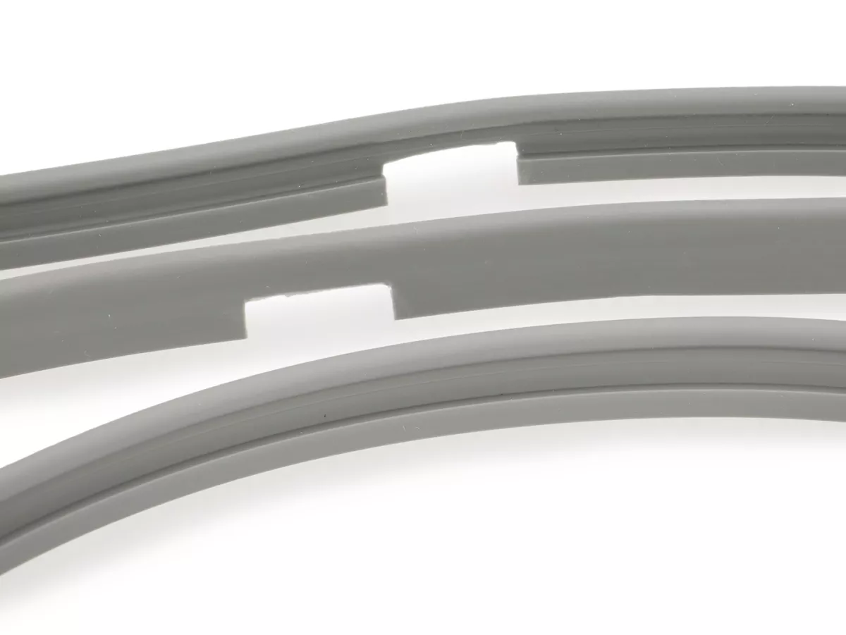 Gomme Cascade/scudo gambe/parabordo -LAMBRETTA- Lambretta LI (Serie 1-2), TV (Serie 1-2) - Grigio