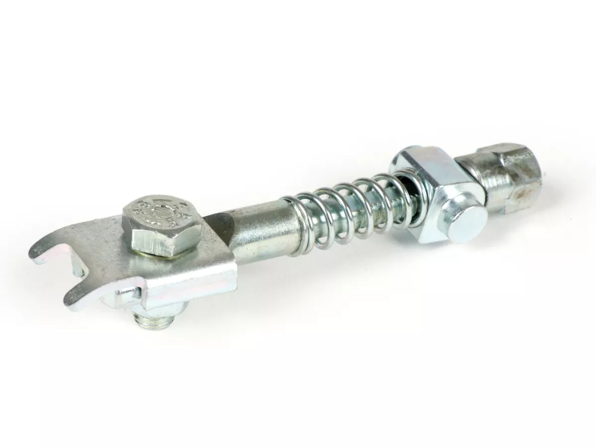 Adjuster screw rear brake cable (type hexagon nut) -CASA LAMBRETTA- Lambretta LI, LIS, SX, TV, DL, GP - galvanised