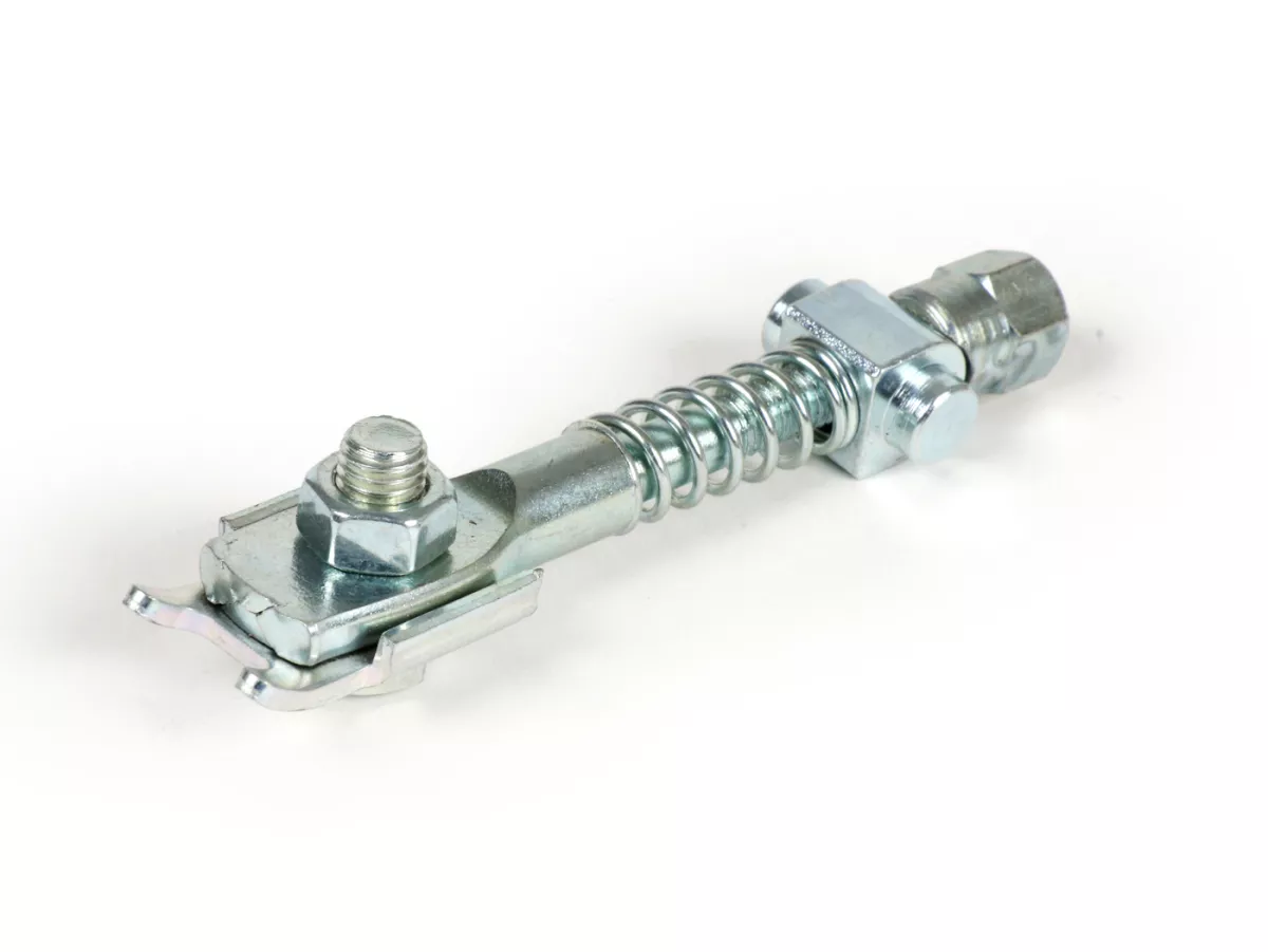 Adjuster screw rear brake cable (type hexagon nut) -CASA LAMBRETTA- Lambretta LI, LIS, SX, TV, DL, GP - galvanised