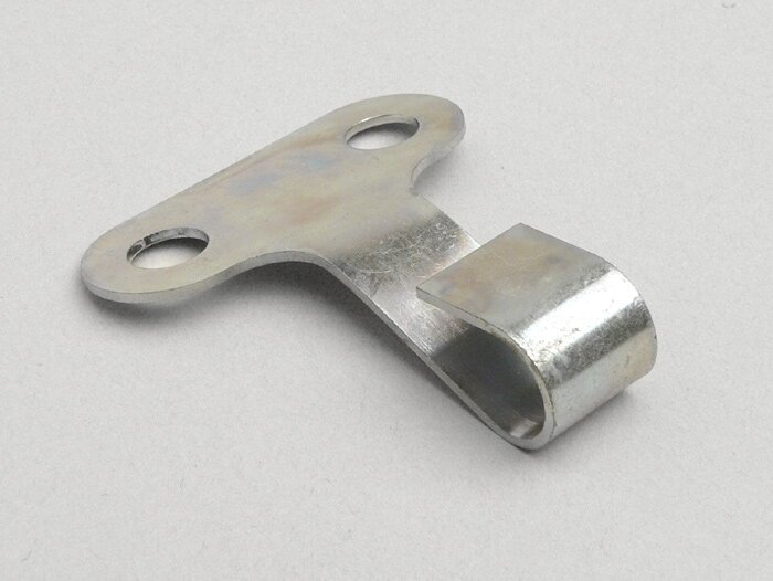 Raer brake cable bracket / engine block -LAMBRETTA- LI, LIS, SX, TV (series 2-3) DL, GP - galvanised