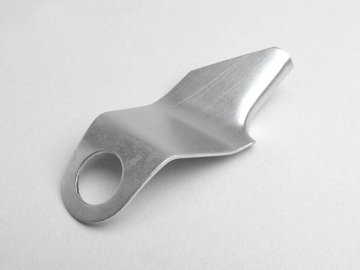 Cable clip plate for transmission cables/choke lever -LAMBRETTA- LI (series 3), LIS, SX, TV (series 3), DL, GP - glavanised