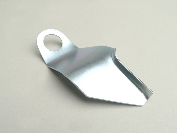 Cable clip plate for transmission cables/choke lever -LAMBRETTA- LI (series 3), LIS, SX, TV (series 3), DL, GP - glavanised