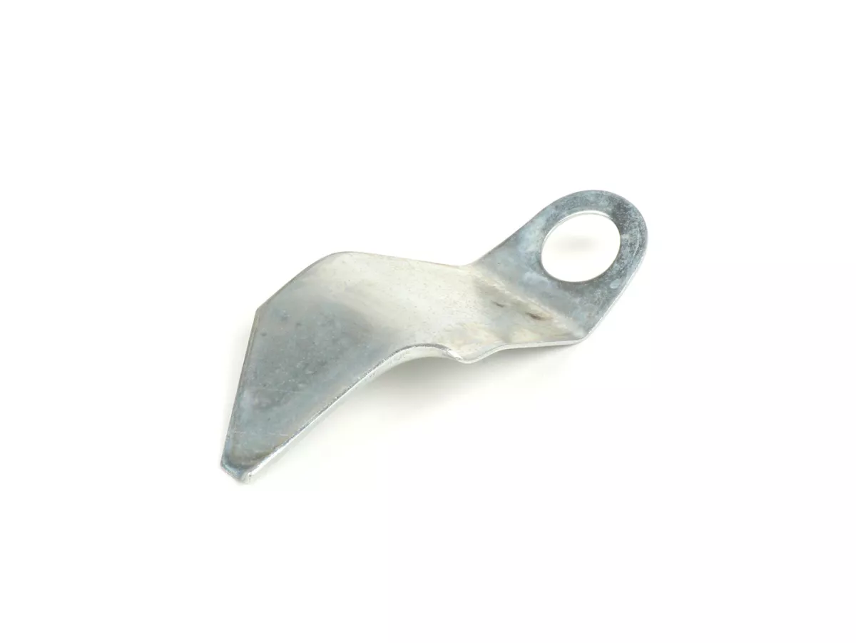 Platine de guidage câbles/tirette starter -CASA LAMBRETTA- Lambretta LI (série 3), LIS, SX, TV (série 3), DL, GP - zingué