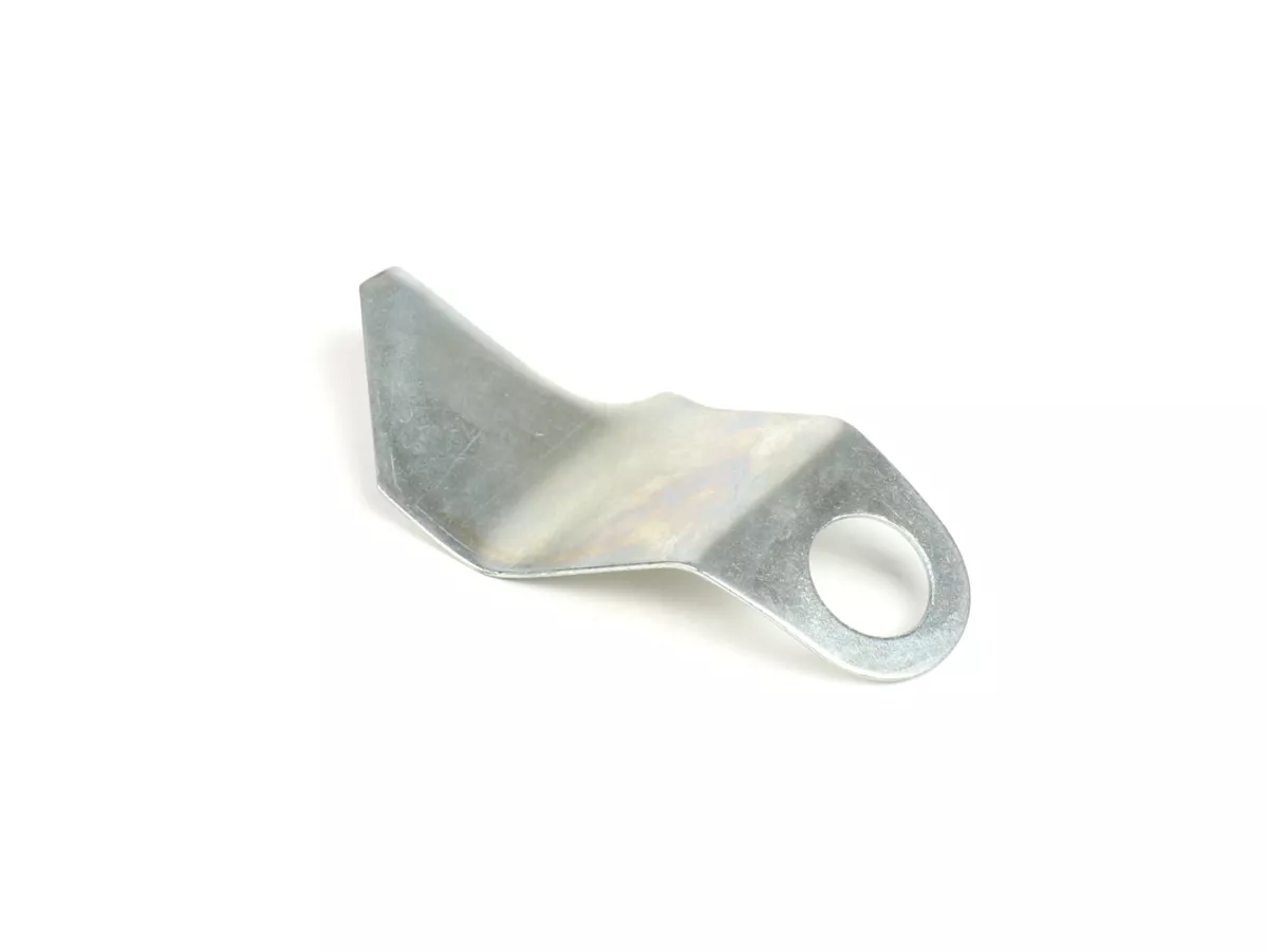 Platine de guidage câbles/tirette starter -CASA LAMBRETTA- Lambretta LI (série 3), LIS, SX, TV (série 3), DL, GP - zingué
