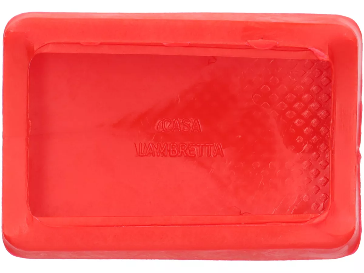 Brake pedal rubber -LAMBRETTA- Lambretta LI, LIS, SX, TV, DL, GP - red