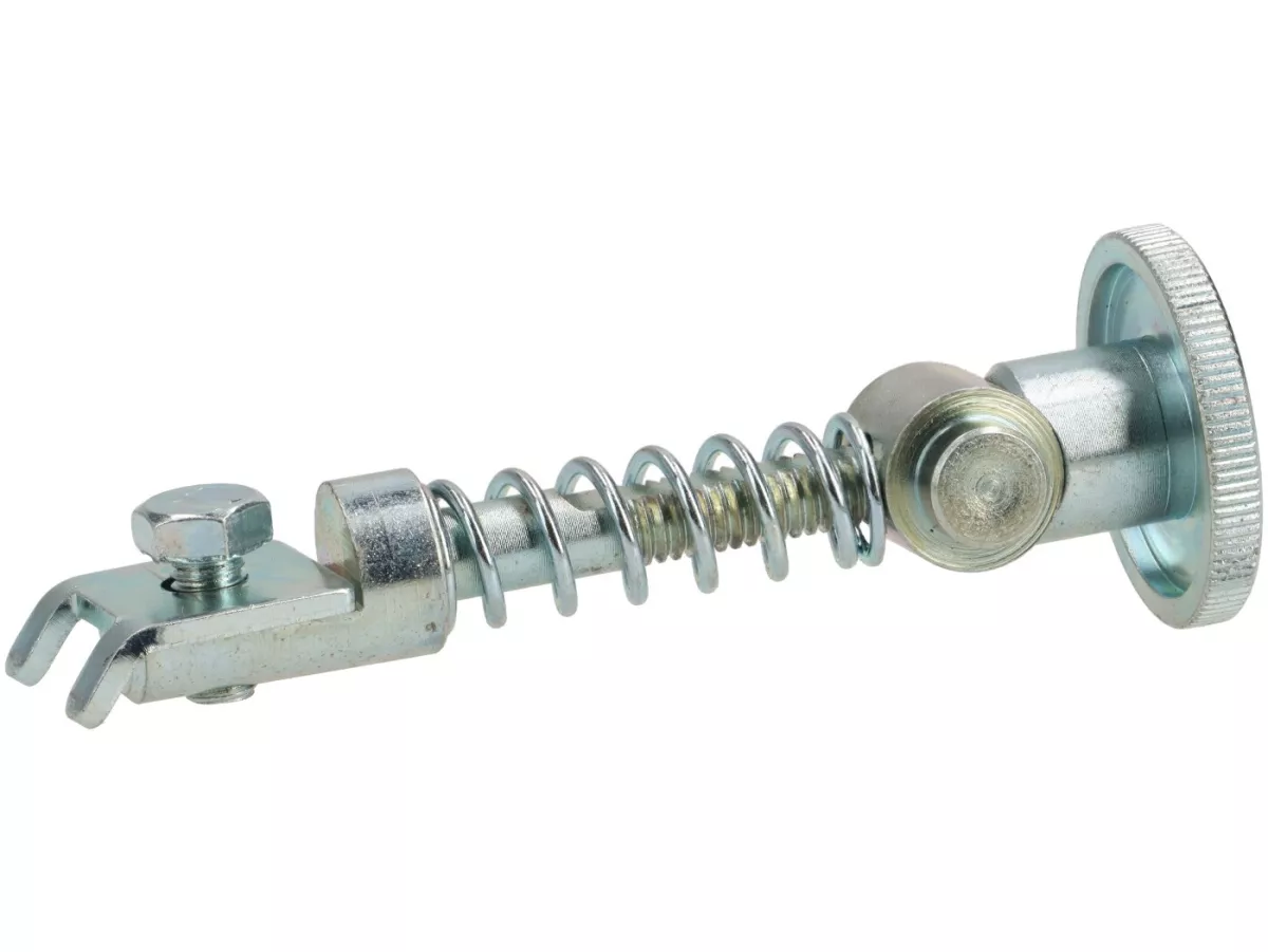 Adjuster screw front brake cable (type knurled nut) -CASA LAMBRETTA- Lambretta LI, LIS, SX, TV, DL, GP - glavanised