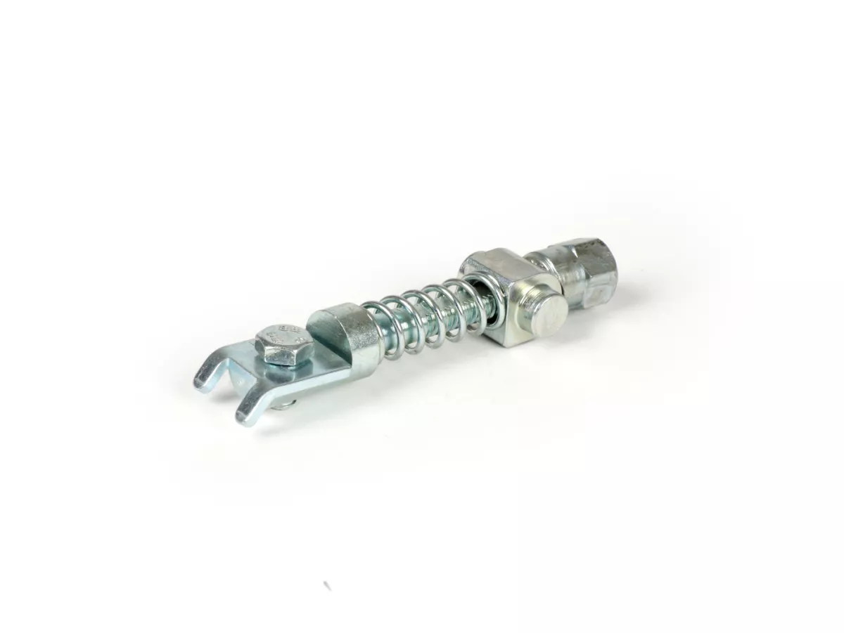Stelschroef remkabel -CASA LAMBRETTA- (type zeskantmoer) Lambretta LI, LIS, SX, TV, DL, GP voor, Lambretta Junior J50, J100, J125 achter - gegalvaniseerd