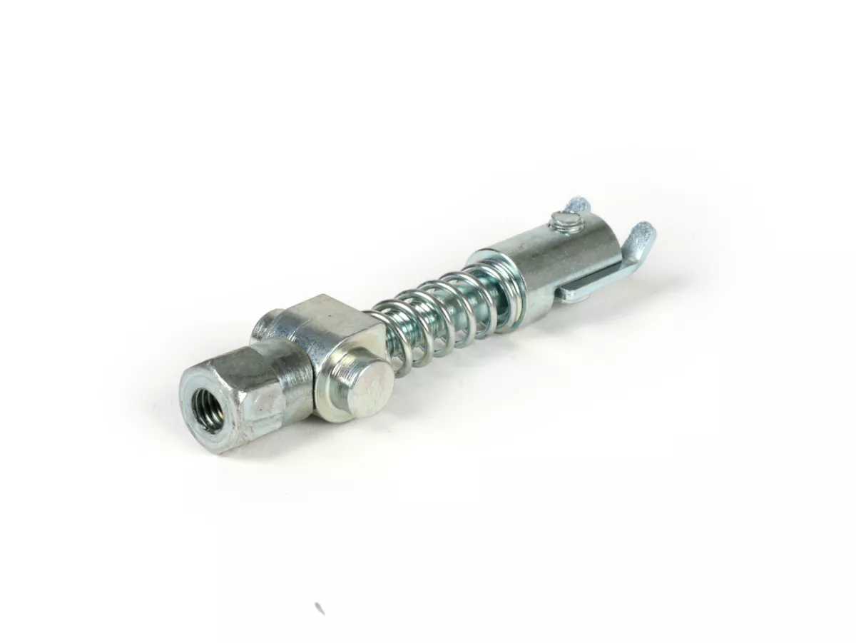 Stelschroef remkabel -CASA LAMBRETTA- (type zeskantmoer) Lambretta LI, LIS, SX, TV, DL, GP voor, Lambretta Junior J50, J100, J125 achter - gegalvaniseerd