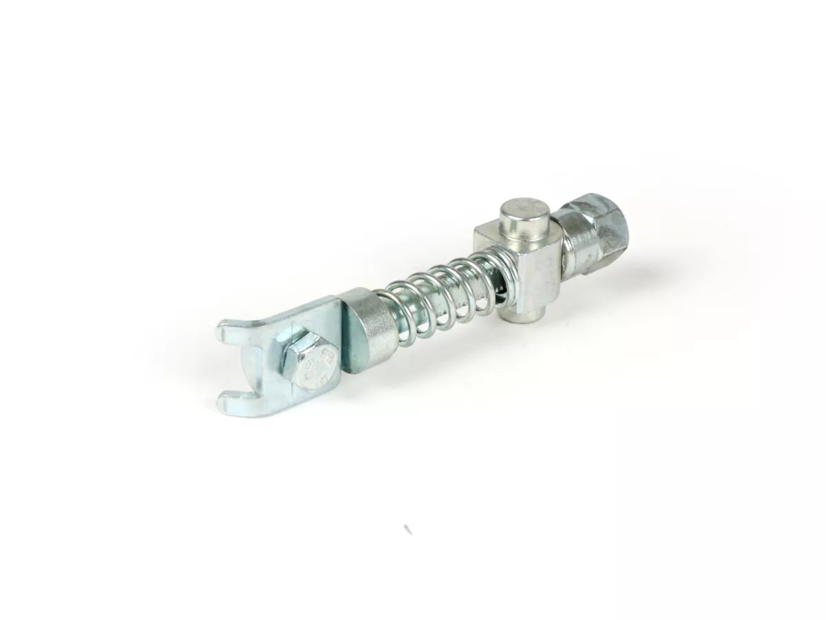 Stelschroef remkabel -CASA LAMBRETTA- (type zeskantmoer) Lambretta LI, LIS, SX, TV, DL, GP voor, Lambretta Junior J50, J100, J125 achter - gegalvaniseerd