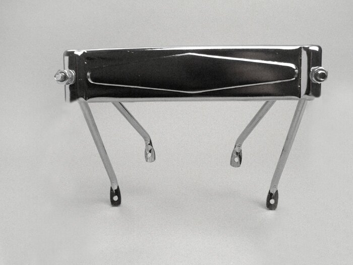 Spare wheel carrier front -AMS CUPPINI- Lambretta LI (series 3), LIS, SX, TV (series 3), DL, GP