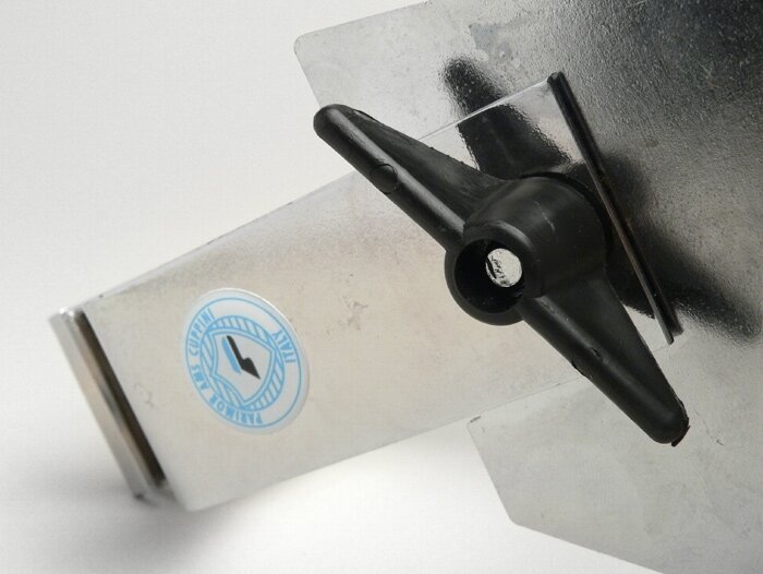 Spare wheel carrier front -AMS CUPPINI In Line- Lambretta LI (series 3), LIS, SX, TV (series 3), DL, GP