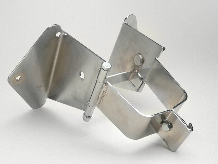 Spare wheel carrier front -AMS CUPPINI In Line- Lambretta LI (series 3), LIS, SX, TV (series 3), DL, GP