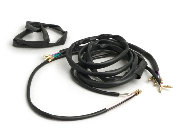 Mazo de cables -LAMBRETTA AC- LI, LIS, SX, TV (Series 2-3), DL, GP - Negro
