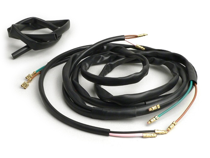 Mazo de cables -LAMBRETTA AC e-ignition- LI, LIS, SX, TV (Series 2-3), DL, GP - Negro