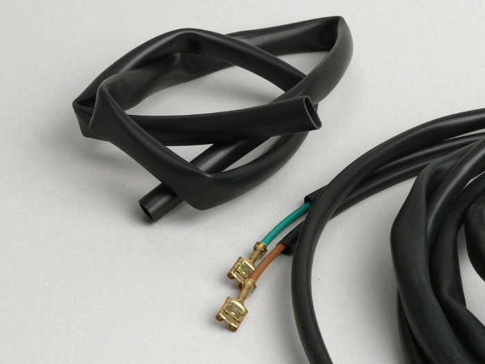 Mazo de cables -LAMBRETTA AC e-ignition- LI, LIS, SX, TV (Series 2-3), DL, GP - Negro