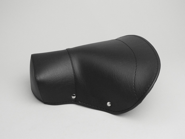 Saddle cover -LAMBRETTA front + rear- Li 125-150 - black