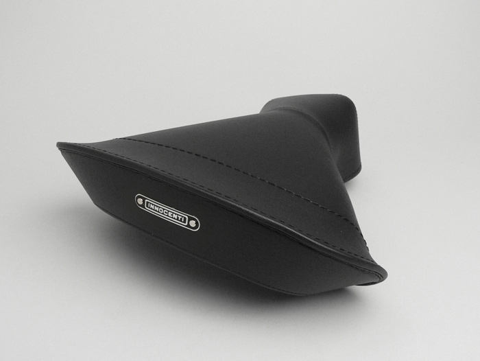 Saddle cover -LAMBRETTA front + rear- Li 125-150 - black