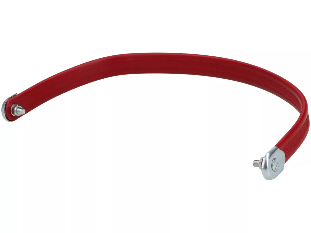 Seat strap -LAMBRETTA- LI, LI S, SX, TV (series 2-3) - red