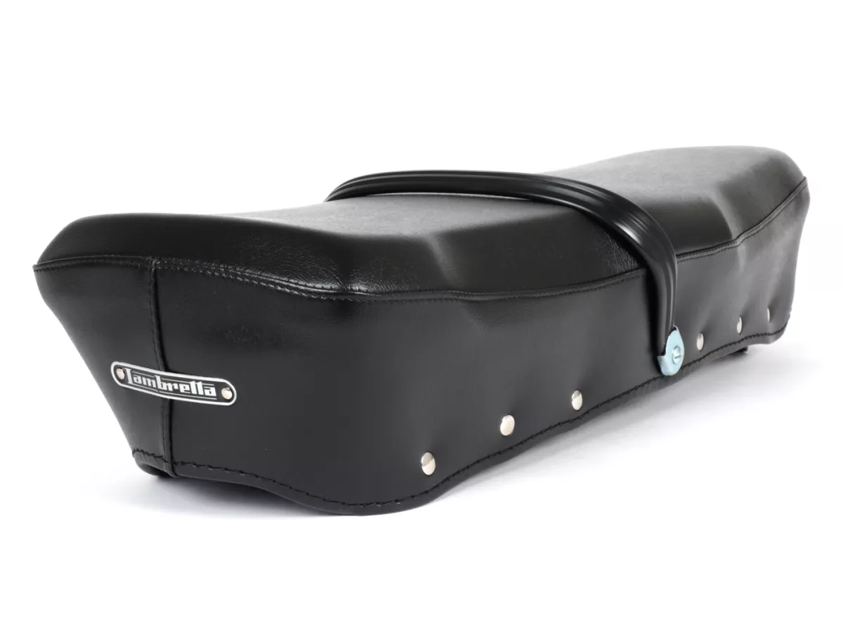 Sedile -MADE IN ITALY- Giuliari - Lambretta DL, GP - nero
