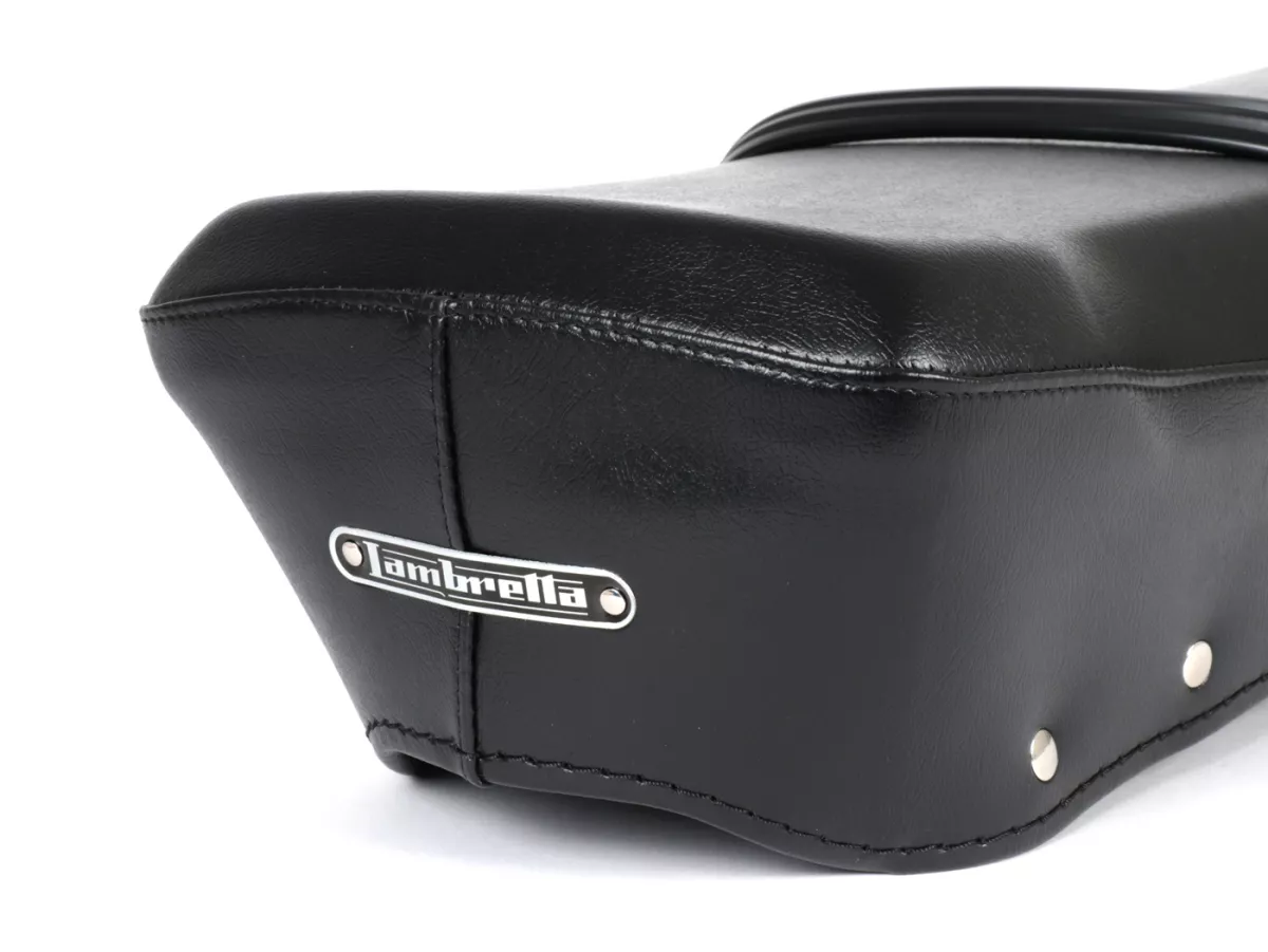 Sedile -MADE IN ITALY- Giuliari - Lambretta DL, GP - nero