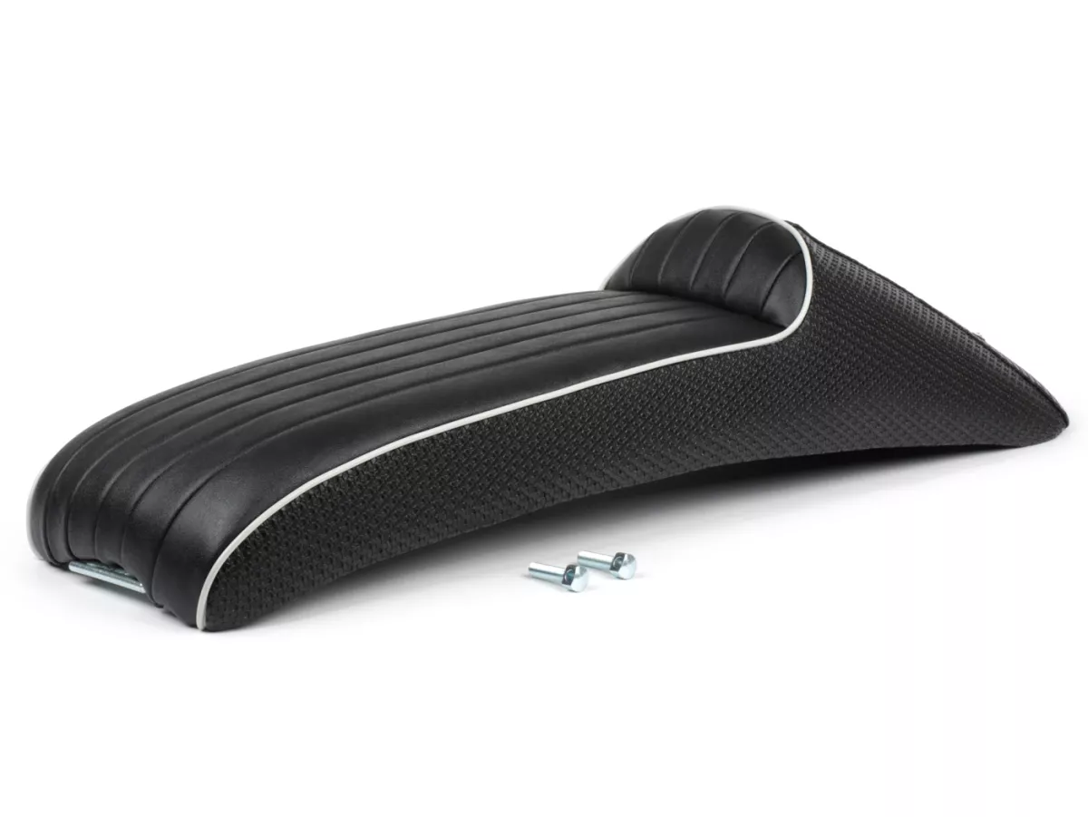 Selle -BGM Longtail- Lambretta LI, LI S, SX, TV, DL, GP - avec fermeture magnétique