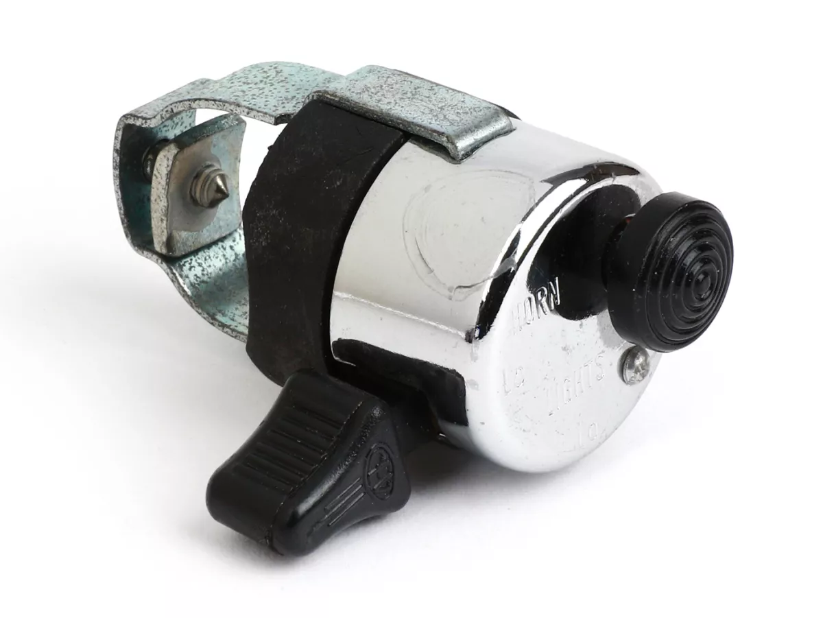 Lichtschakelaar met geïntegreerde claxonknop -CEV (NOS)- voor Peugeot 103 L2, 103LS, 103LVS - ook geschikt voor bijvoorbeeld Piaggio Ciao