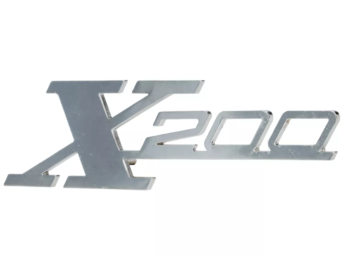Scritta sulla piastra della gamba -LAMBRETTA- X 200 - SX 200
