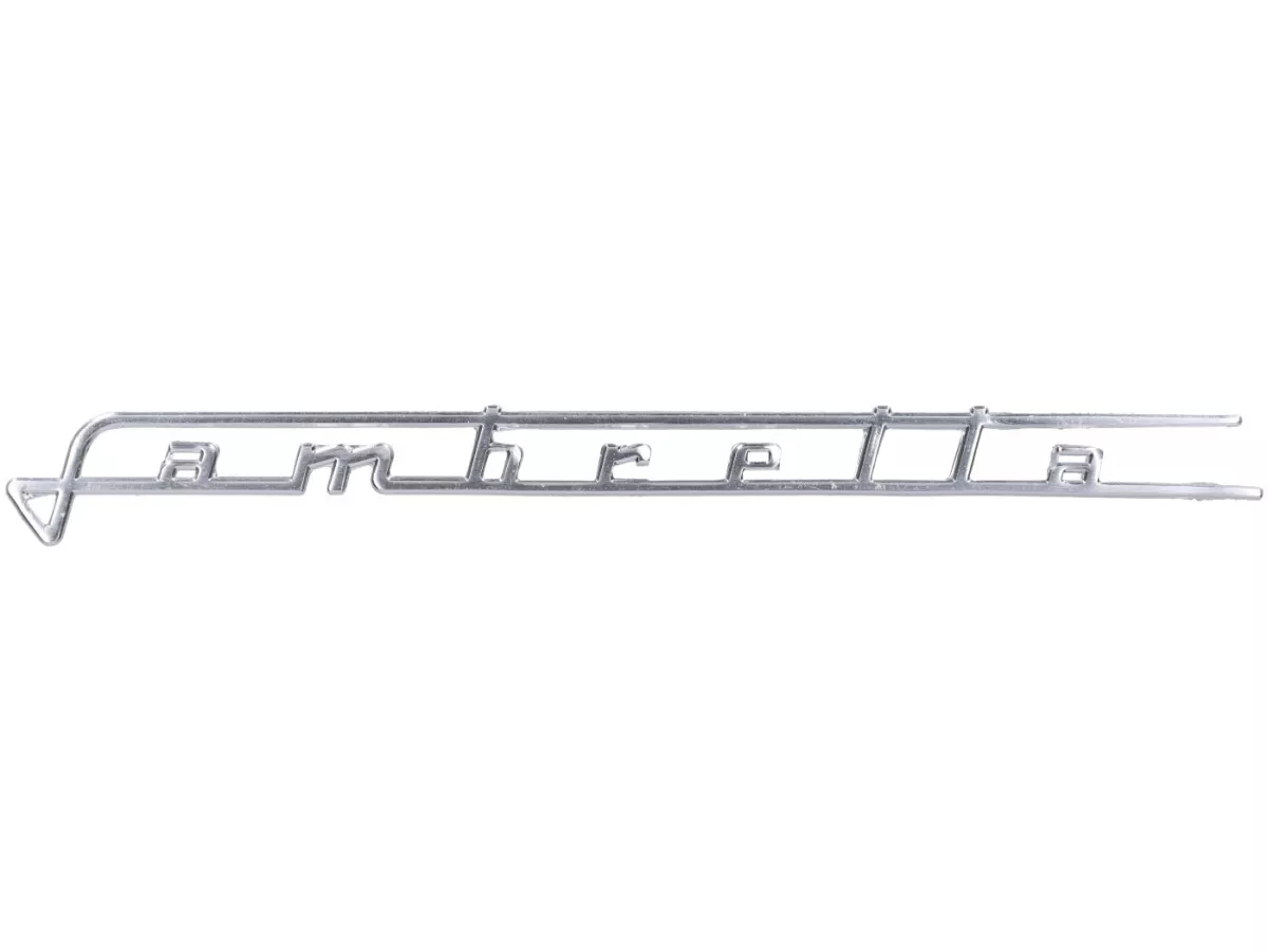Badge side panel -LAMBRETTA- Lambretta - LI (series 3), LIS, SX, TV (series 3)