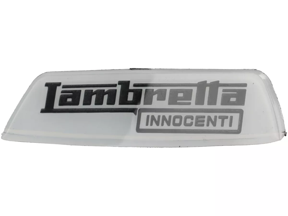 Belettering onder het zadel -LAMBRETTA- Lambretta Innocenti - LI (vanaf 1968), LIS 125, SX