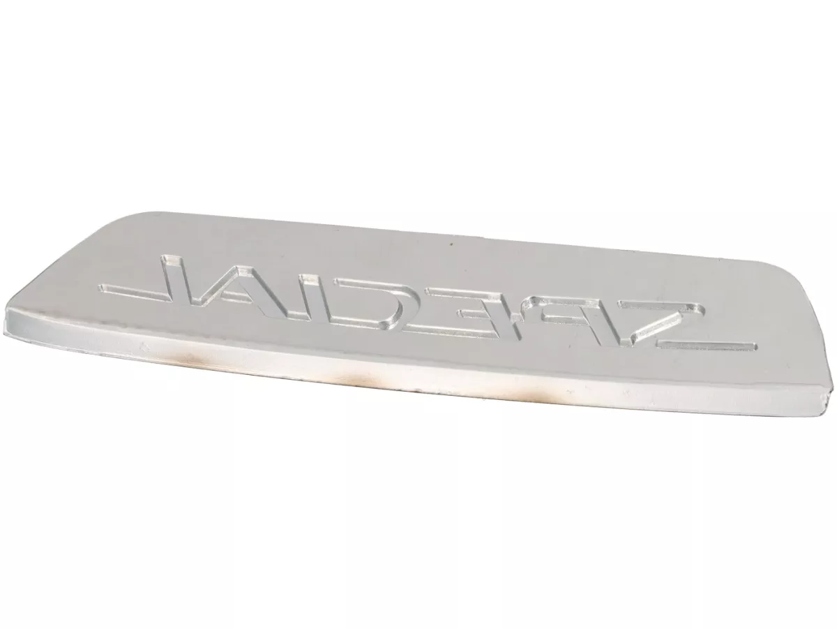 Rear badge -LAMBRETTA- Special - LIS 150 (05.1965 - 09.1965) - gold