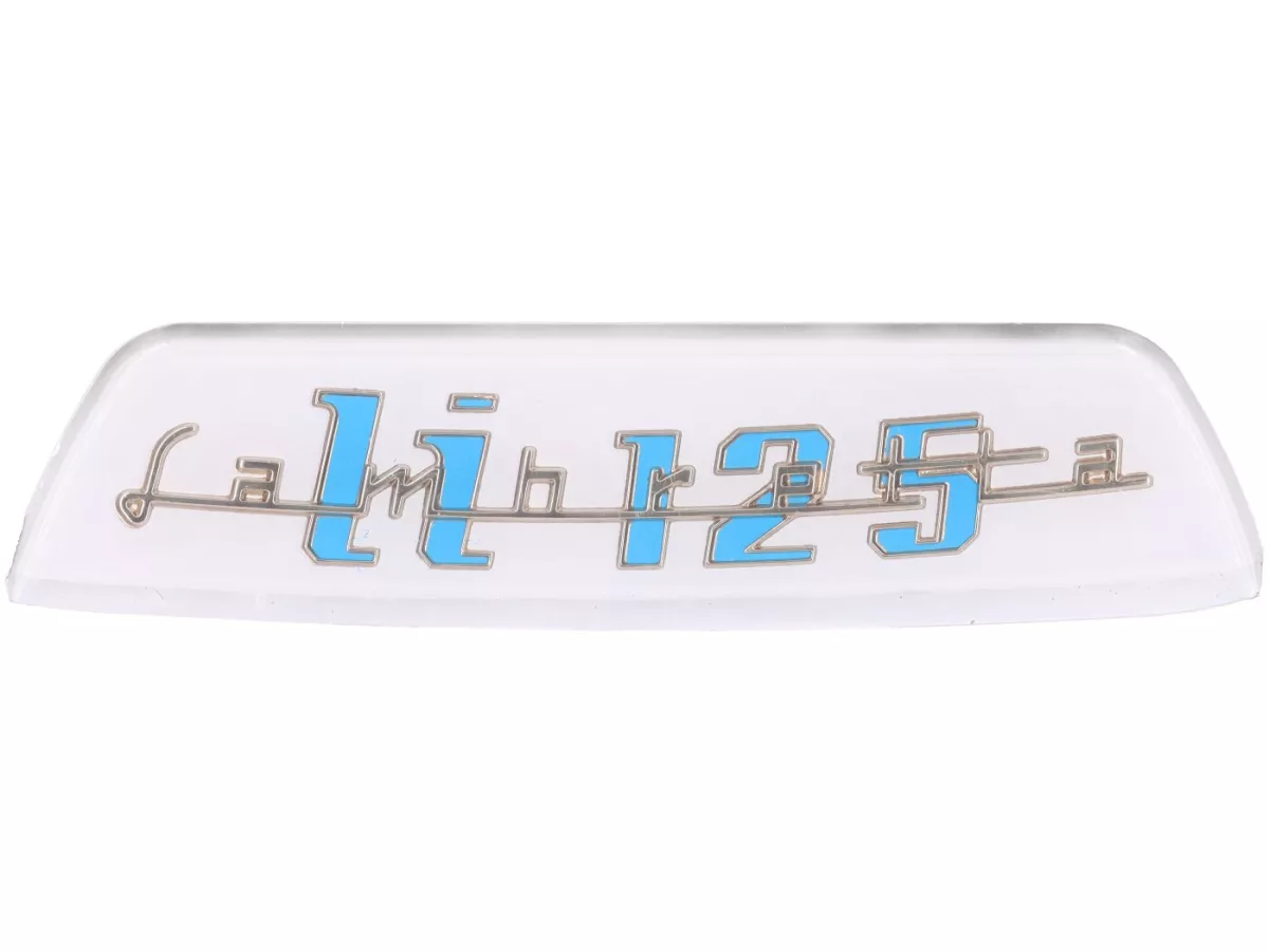 Rear badge -LAMBRETTA- Lambretta LI 125- LI 125 (series 3, bis Bj. 1968)