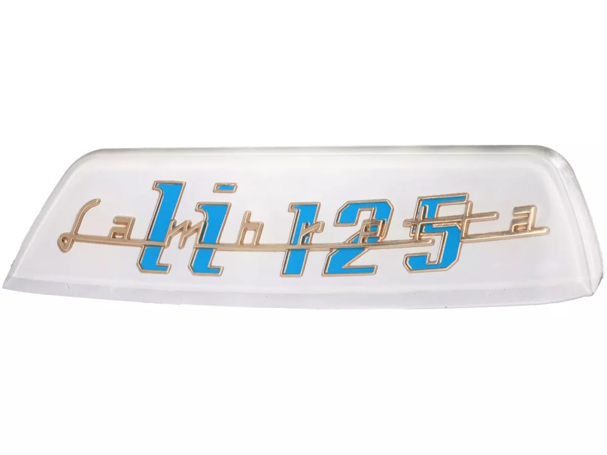 Rear badge -LAMBRETTA- Lambretta LI 125- LI 125 (series 3, bis Bj. 1968)