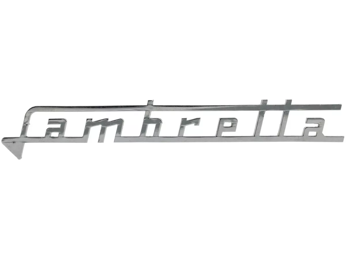 Scritta sulla piastra della gamba -LAMBRETTA- Lambretta - Lui 50 (1a versione), Lui 75 (1a versione)