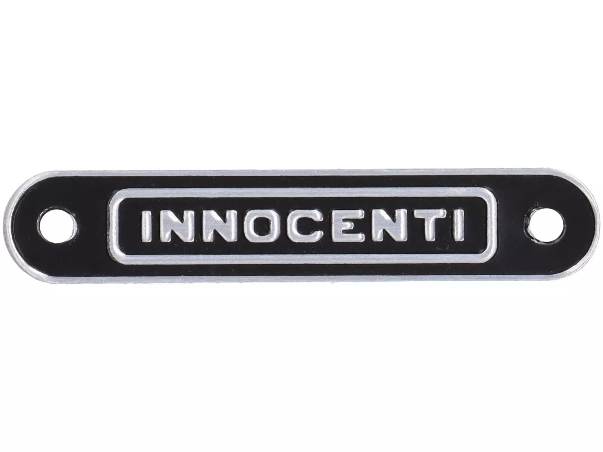 Zadelettering -LAMBRETTA- Innocenti - LI, LIS, SX, TV, Junior J50, J100, J125 - Zwart