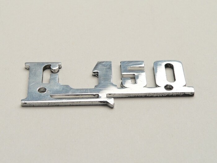 Scritta sulla piastra della gamba -LAMBRETTA- LI 150 - LI 150 (Serie 2, Serveta/Eibar, Spagna)