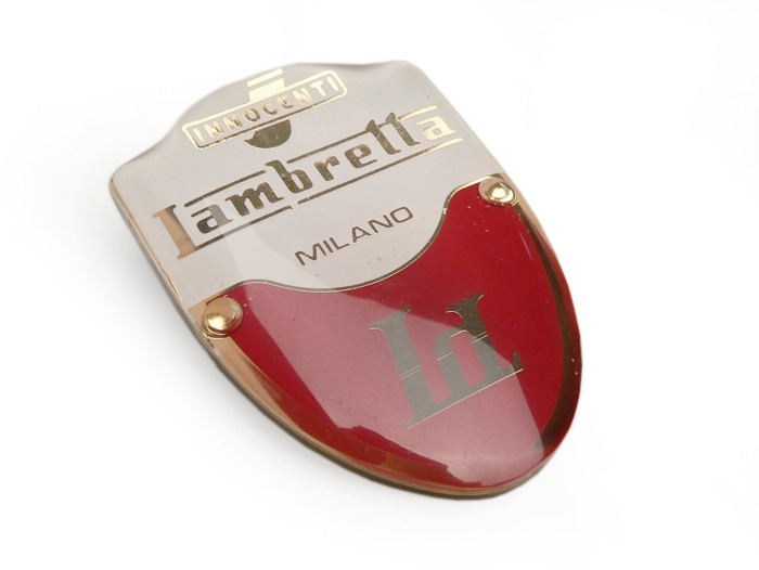 Kentekenplaat belettering -LAMBRETTA- Lambretta LD - LD 125 (tot 1956)