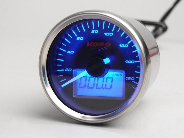 Velocímetro -KOSO GP analógico- universal (Ø=55mm)
