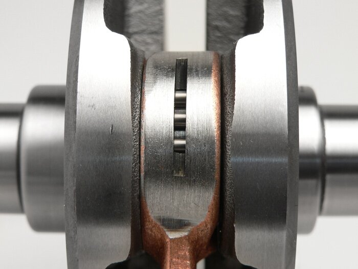 Albero motore -STANDARD Corsa 58 mm, biella 107 mm- Lambretta LI-SX
