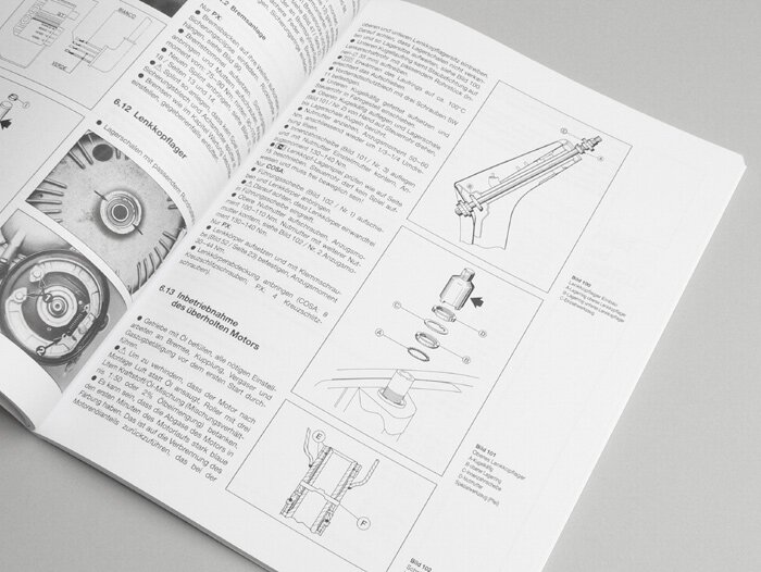 Boek -Reparatie-instructies- Vespa modellen 1959-91 vanaf 125 ccm groot frame