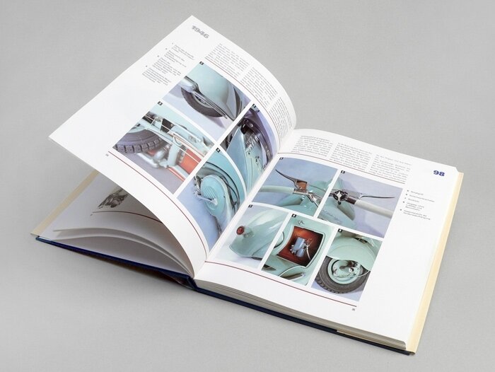 Libro -Vespa Tecnica I 1946-1955- Tedesco