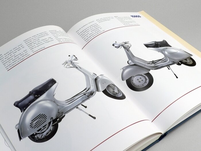 Libro -Vespa Tecnica I 1946-1955- Tedesco
