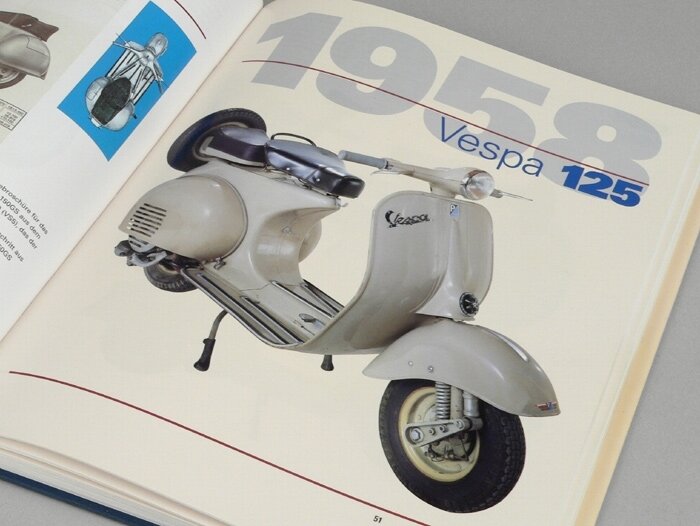 Boek -Vespa Tecnica II 1956-1964- Duits