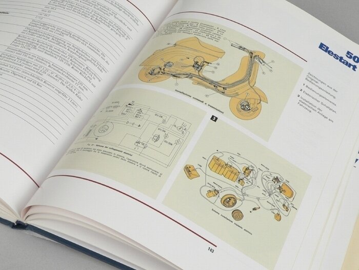 Libro -Vespa Tecnica III 1965-1975- Inglese