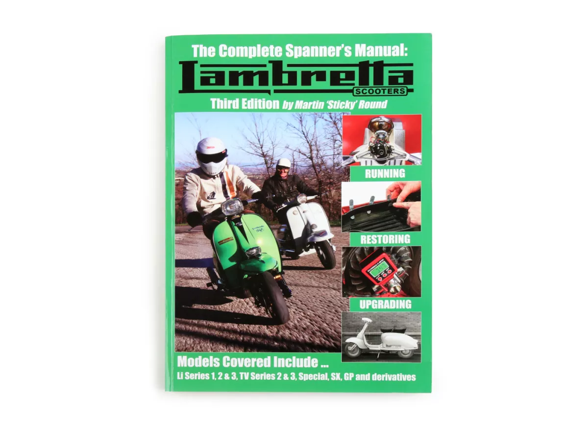 Book Complete Spanner's Manual Lambretta - Third Edition by