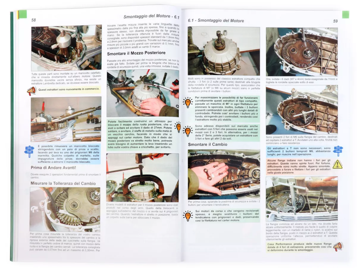 Libro -Manuale D'Officina Completo Lambretta - de Sticky (en italiano)