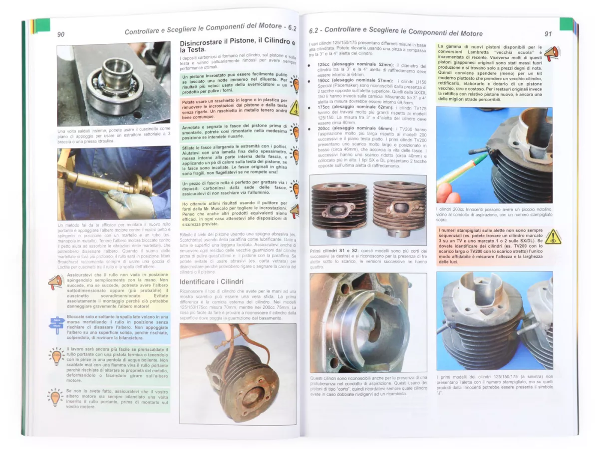 Libro -Manuale D'Officina Completo Lambretta - de Sticky (en italiano)
