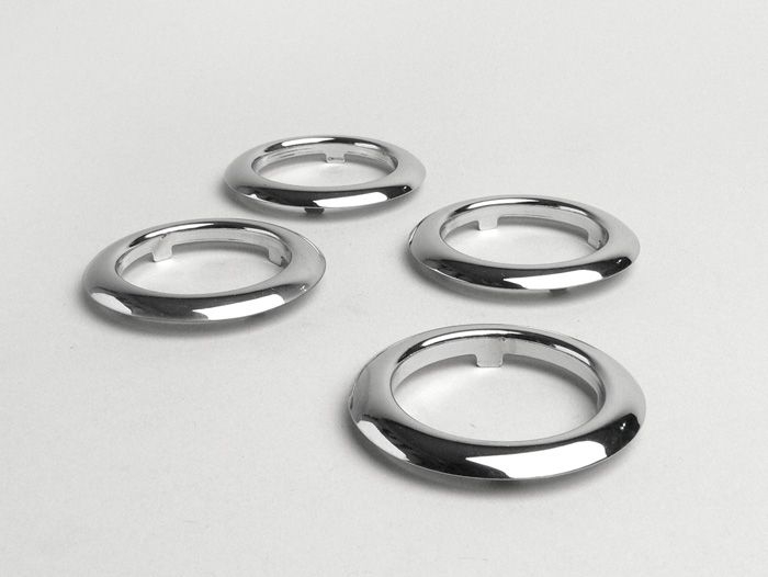 Side panel crest -CASA LAMBRETTA- Lambretta LD (1st version) Ø=50mm - (Set of 4)