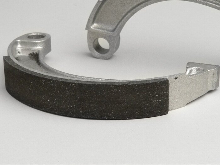 Brake shoes -FERODO Ø=150x22mm- LAMBRETTA J100, J125 Special (f/r)